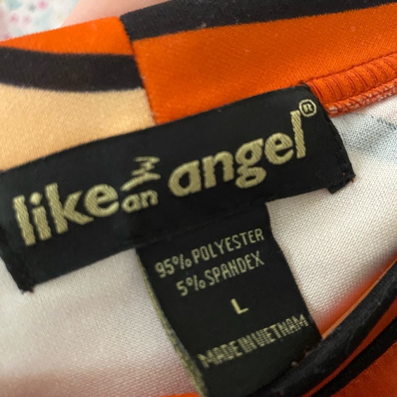 Women's Abstract Figure Print Long Sleeve Sweatshirt - Picture 3 of 3